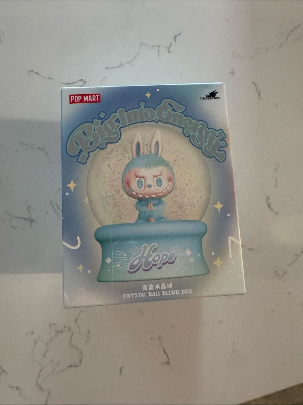 POP MART Big inio Treasure 'Hope' Crystal Ball Blind Box - Blue